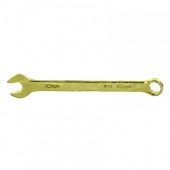 Ключ комбинированный, 10 мм, желтый цинк. СИБРТЕХ
